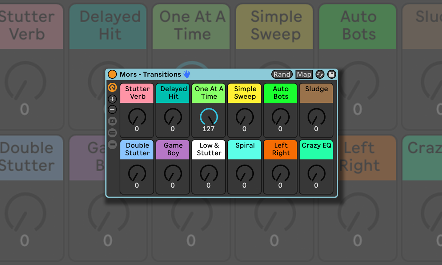Transitions Ableton Rack